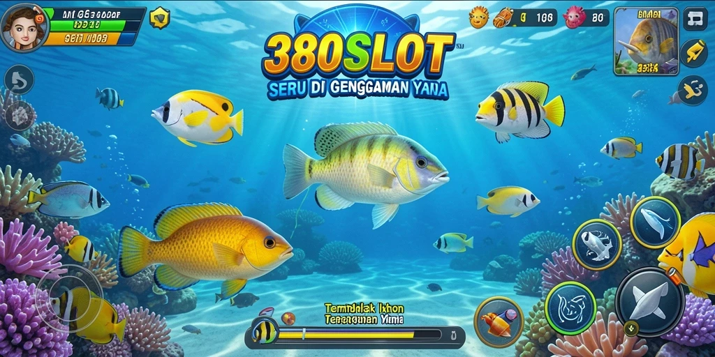 Tampilan gameplay Tembak Ikan yang seru di 380SLOT.