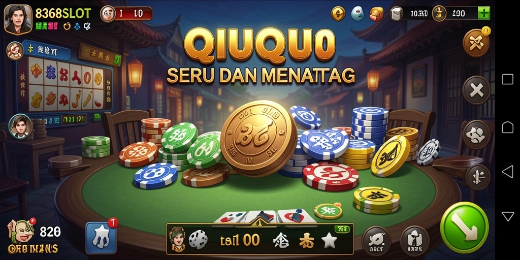 Tampilan gameplay QiuQiu yang menarik di 8368SLOT.