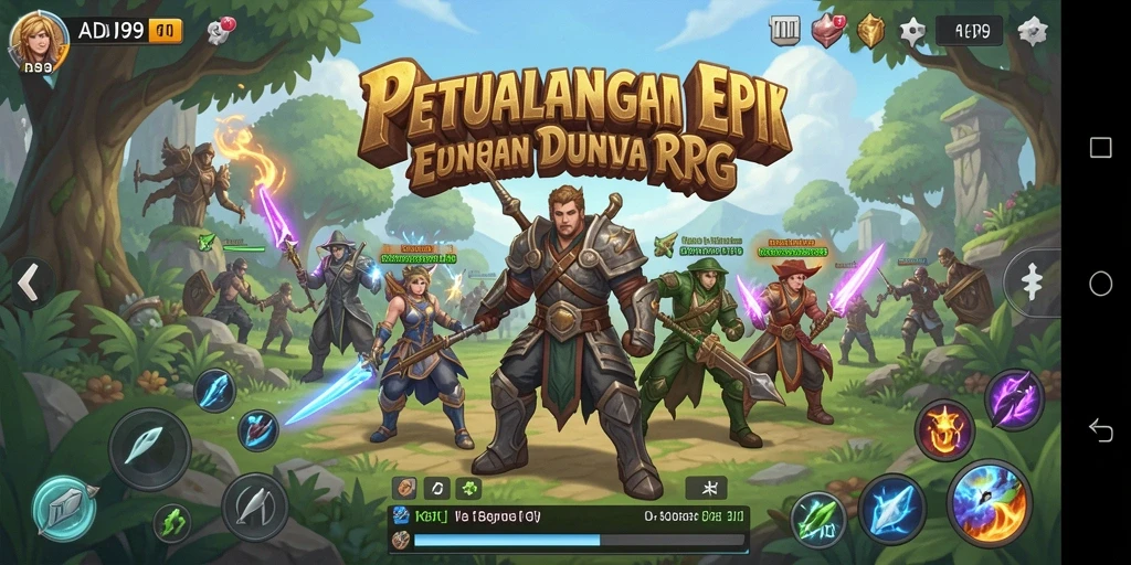Tampilan gameplay ADI99 yang menakjubkan dan menantang.