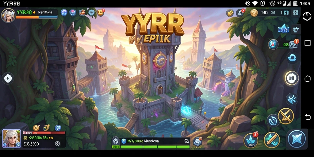 Tangkapan layar gameplay <strong>YYRR</strong> menampilkan pertarungan menegangkan melawan musuh.